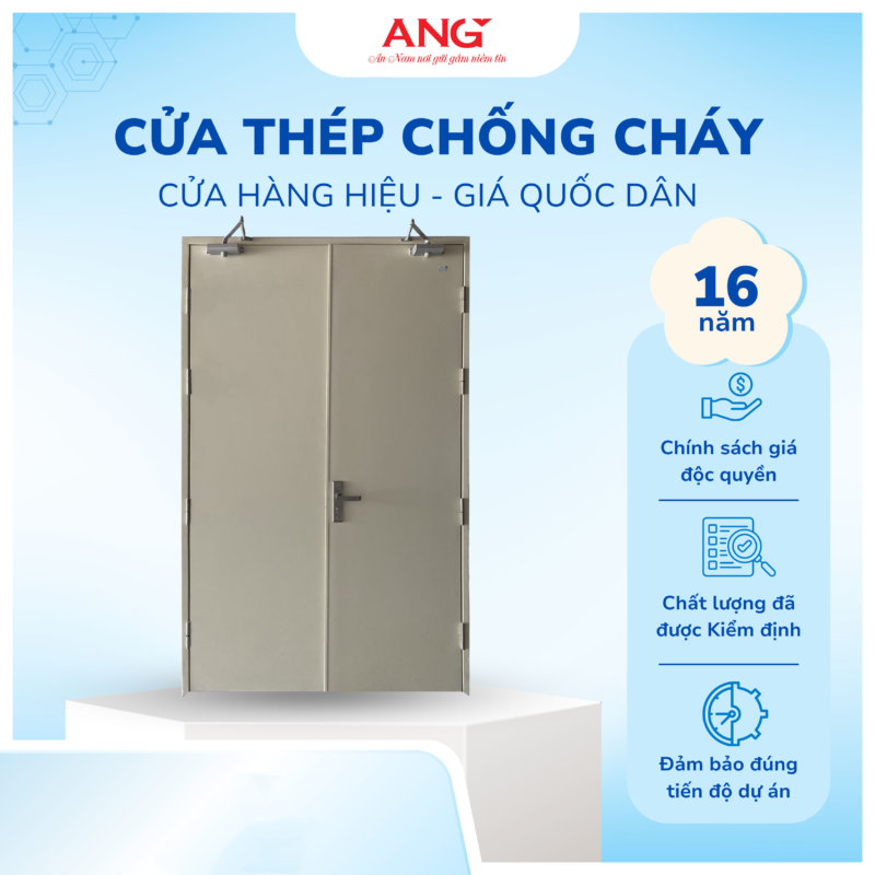 cửa chống cháy sơn tĩnh điện