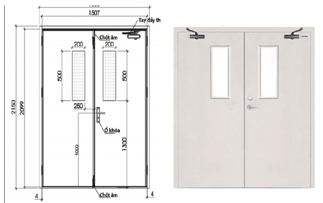 tiêu chuẩn cửa chống cháy