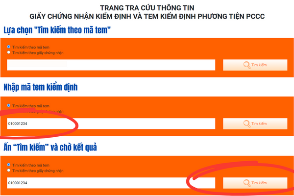 tem cửa chống cháy